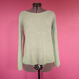 Aritzia Babaton Kitano Cross-Back Sweater in Light Sage Green size Small
